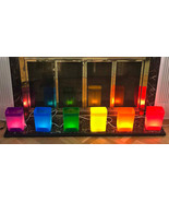 Gay Pride - FLIC - Rainbow electric luminary - hard shell: Set of 12 Luminaries, - £238.14 GBP