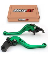 Kawasaki ZX6R Green Levers 2007-2016 2017 2018 Short Brake Clutch Adjust... - $139.00
