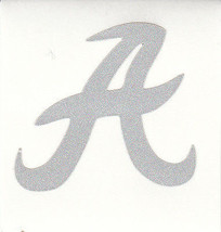 REFLECTIVE Alabama Crimson Tide 2 inch helmet decal sticker roll tide - £2.76 GBP