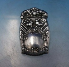 Sterling Silver Match Safe with Lillies 2 3/8&quot; x 1 3/8&quot; (#6478) - $224.53