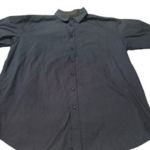 Beverly Hills Polo Club Mens Button Up Blue Size 2XLB Cotton Blend Short... - $15.20