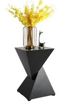 Italian Minimalist Geometric Side Table, Modern Hourglass Design Accent ... - $299.00