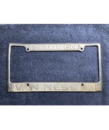 RARE VINTAGE VAN NESS OLDS GMC ( SAN FRANCISCO Ca.) LICENSE PLATE FRAME - $250.05 CAD