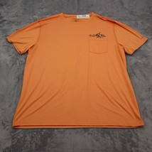 Salt Life TShirt Mens 2X Orange Lightweight Casual Crewneck SLX UVAPOR S... - £16.62 GBP