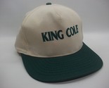 King Cole Tea Hat Beige Green Snapback Baseball Cap - £15.95 GBP