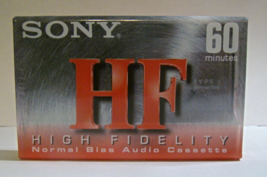 SONY - HIGH FIDELITY Normal Bias Audio Cassette 60minutes - €6,99 EUR