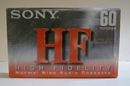 SONY - HIGH FIDELITY Normal Bias Audio Cassette 60minutes - $8.00