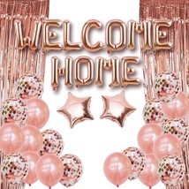 Welcome Home Decorations Welcome Home Balloons Welcome Home Baby Girl Banner Wel - £25.10 GBP
