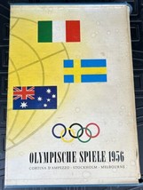 1956 Cortina Stockholm Melbourne Winter Olympics Official Report Super C... - £267.08 GBP