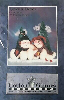 Lovey & Dovey 10" Beanbag Snowman Kit - Cotton Ginnys Carousel Crafts - $23.70