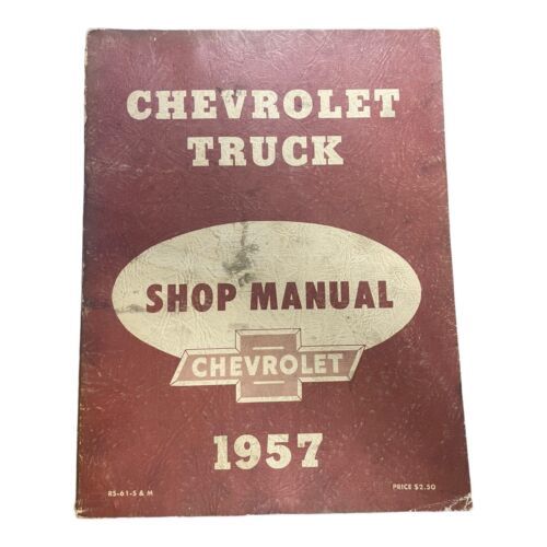 1957 Chevrolet Truck Shop Manual RS-61-S & M - $29.74