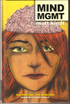 Mind Mgmt: Volume 1: The Manager Matt Kindt Signed With Sketch! Hc 2013 - $37.18