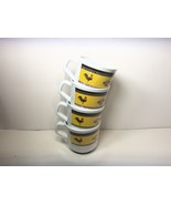 MELAMINE WARE GOURMET DESIGN ROOSTER, SET OF 4 CUPS  NEW OLD STOCK - $24.70