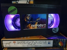 Retro VHS Lamp,Creepshow 2,Night Light!Amazing Gift Idea For Any Movie Fan. - £14.95 GBP