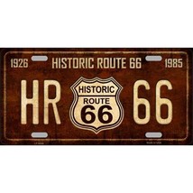 Historic Route 66 Vintage Metal Novelty License Plate - £7.03 GBP