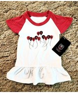Texas Tech Wes and Willy Infant Molly Tiered &quot;Go Texas Tech&quot; Dress Size:... - $167.64 MXN