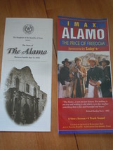 The Story Of The Alamo &amp; Imax Alamo Two Brochure Texas - £4.71 GBP