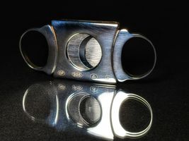 Solid Silver Cigar Cutter without original box image 6
