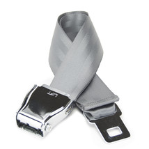 Flybuckle Airplane Seat Belt Fashion Belt - Cement Gray, X-Large - £11.05 GBP