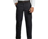 Genuine Dickies Men&#39;s Straight Leg Flat Front Cargo Pant Black Size 40x30 - $28.56