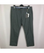 Ted Baker London Charcoal Gray Buggles Cotton Oxford Trousers Pants Sz 38R - £48.54 GBP