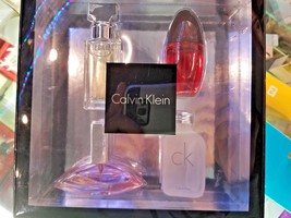 Calvin Klein 4 Piece Assorted Set ETERNITY EUPHORIA OBSESSION CK .5 oz 1... - £63.94 GBP