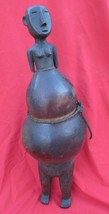 Old African Nyamwezi Amaleba Gourd Marionette Doll For Ceremony &amp; Ritual... - $200.00