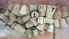 Lot of 58 Approx Size 10 Craft Corks Cork Stoppers Various Close Sizes - $18.99