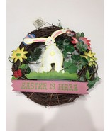 New Door Hanging Easter Is Here Wall Easter Holiday Decoration Ships N 24h - $370.28 MXN