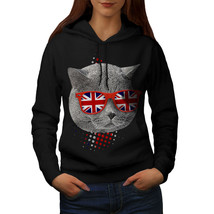 Wellcoda British Shorthair Patriot Womens Hoodie - £32.89 GBP