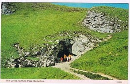 United Kingdom UK Postcard The Caves Winnats Pass Derbyshire - £1.59 GBP