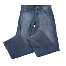 Calvin Klein Pants Mens 36 Blue Straight Mid Rise Cotton Medium Wash Den... - $24.75