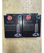 2x 2 Pack Hoover Genuine Platinum Collection Q Hepa Media Vac Bags NEW A... - £15.58 GBP