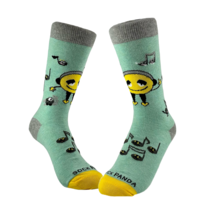 Musical Smiley Emoji Sock from the Sock Panda (Adult Small) - £5.80 GBP