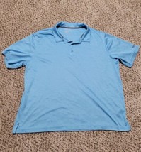 Reebok Golf Light Blue Polo Shirt Men&#39;s Size 2XLT - £11.71 GBP