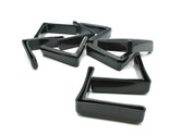 2” Angle Iron End Caps  PVC Shelving Feet Fits 1/8&quot; thick Metal  90 deg ... - $20.20