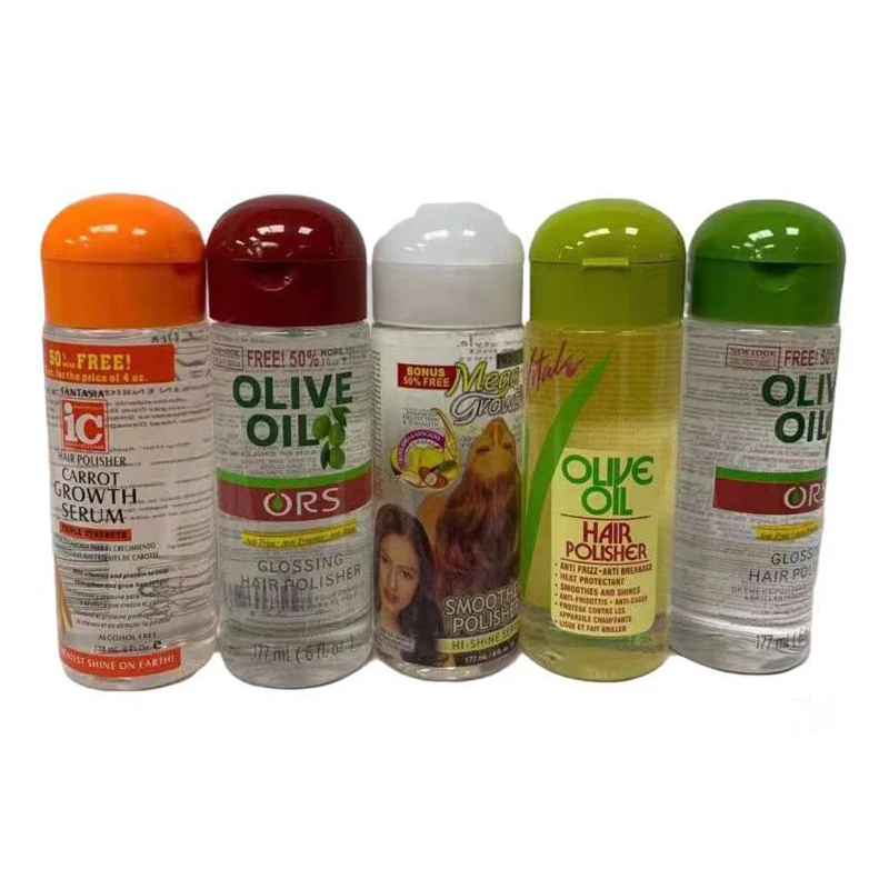 1 bottle Hair Polisher with Olive Oil Moisturizing Shine Serum Anti-Frizz &amp; - £16.33 GBP
