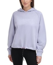 DKNY Womens Graphic Hoodie Size Medium Color Pale Blue - £47.18 GBP