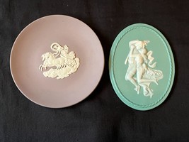 2X Jasperware Placa Wedgwood Y Villeroy Boch Mettlach - $60.50