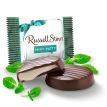 &quot;MINT PATTIES&quot; RUSSELL STOVER CHOCOLATE CANDY BULK VALUE BAG-LIMITED TIM... - $16.83+
