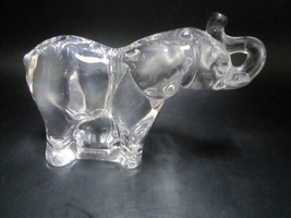 &quot;Villeroy and Boch&quot; elephant figurine clear crystal 3 x 5&#39; - $54.95