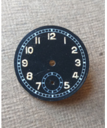 Vintage Swiss Black Military Dial 24mm - $99.94 CAD