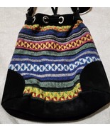 Vtg Raphahouse Aztec Hobo Bag Backpack Shoulder Dayback Carrier Bag - $275.21 MXN