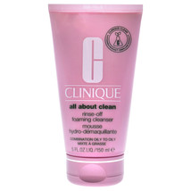 Rinse Off Foaming Cleanser by Clinique for Unisex - 5 oz Cleanser - £19.61 GBP