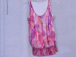 Women&#39;s Sleeveless Pullover Polyester Blouse by Charlotte Russe Size M - £5.79 GBP