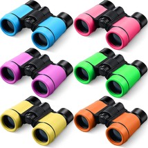6 Pack Kids Binoculars Shock Proof Toy Binoculars Set For Age 3-12 Years Boys Gi - £40.89 GBP