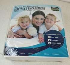 Utopia Bedding Zippered Mattress Encasement - Waterproof Mattress Protector NIP - £21.98 GBP