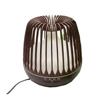 Wood Aromatic Mist Diffuser &amp; Ultrasonic Humidifier - Dark - £52.16 GBP