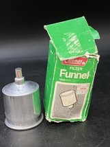 NEW Coleman No. 0 Filter Funnel, w/ Filter &amp; Original Box 199B1111 Vintage - $19.79