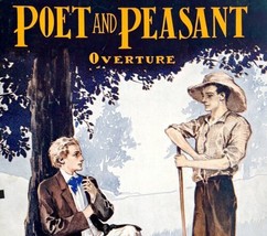 Poet And Peasant Overture Suppee 1900 Sheet Music Victorian Piano Music DWHH1 - $39.99